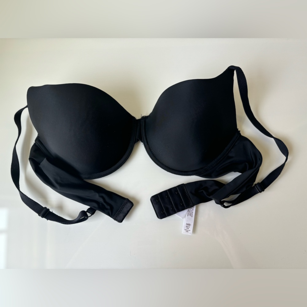Gilligan & O’Malley Black Lightly Lined Bra 38B